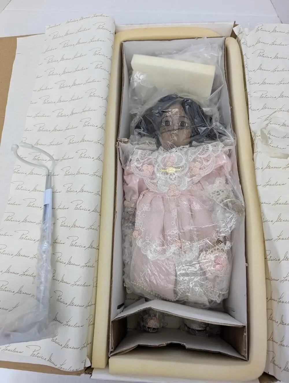 Vintage Patricia Loveless Daphne Porcelain Black African American Doll No COA